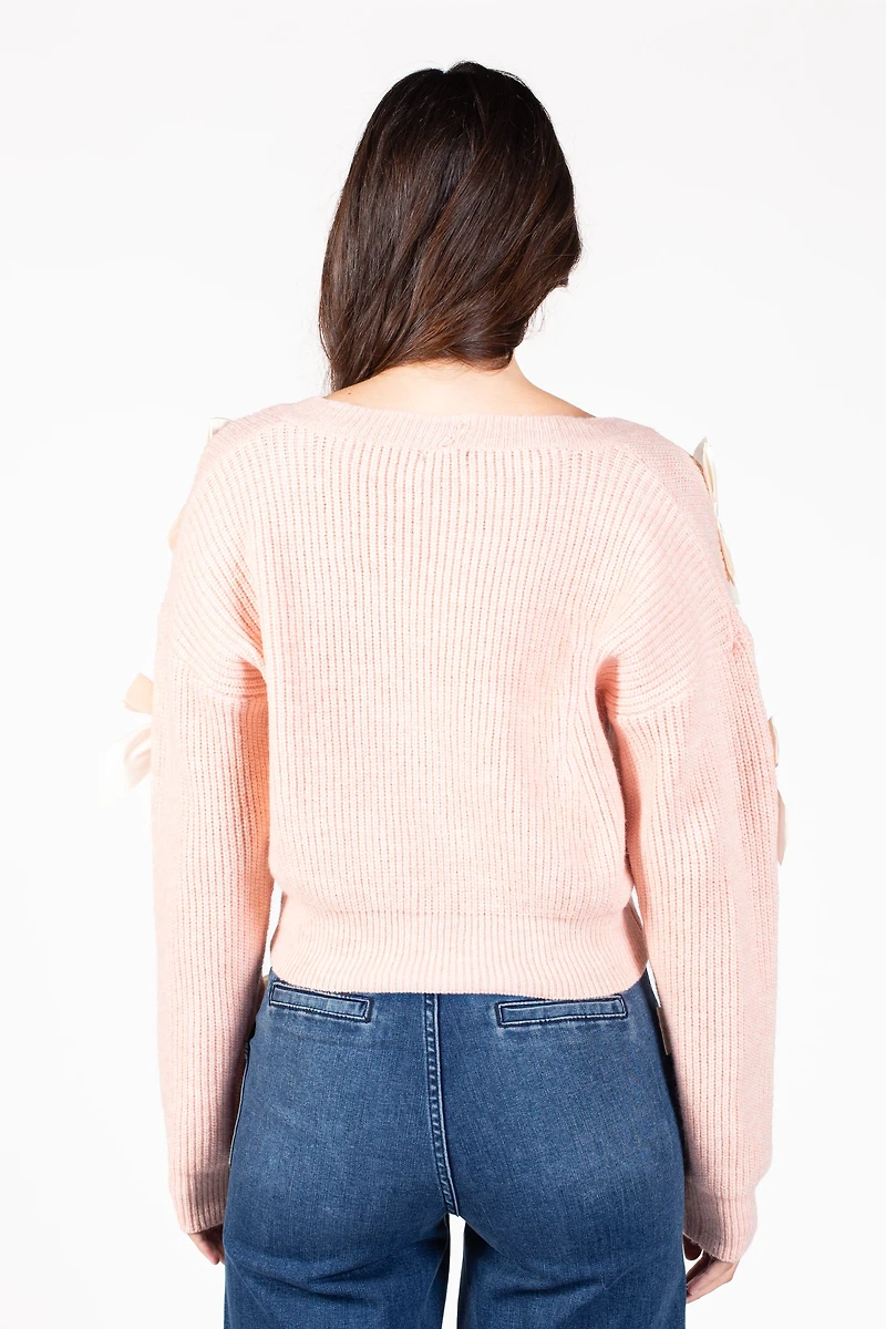 Helena Bow Knit Cardigan
