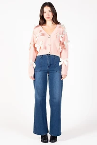 Helena Bow Knit Cardigan