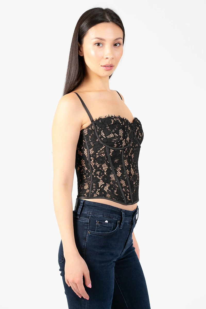 Brooklyn Lace Corset Top