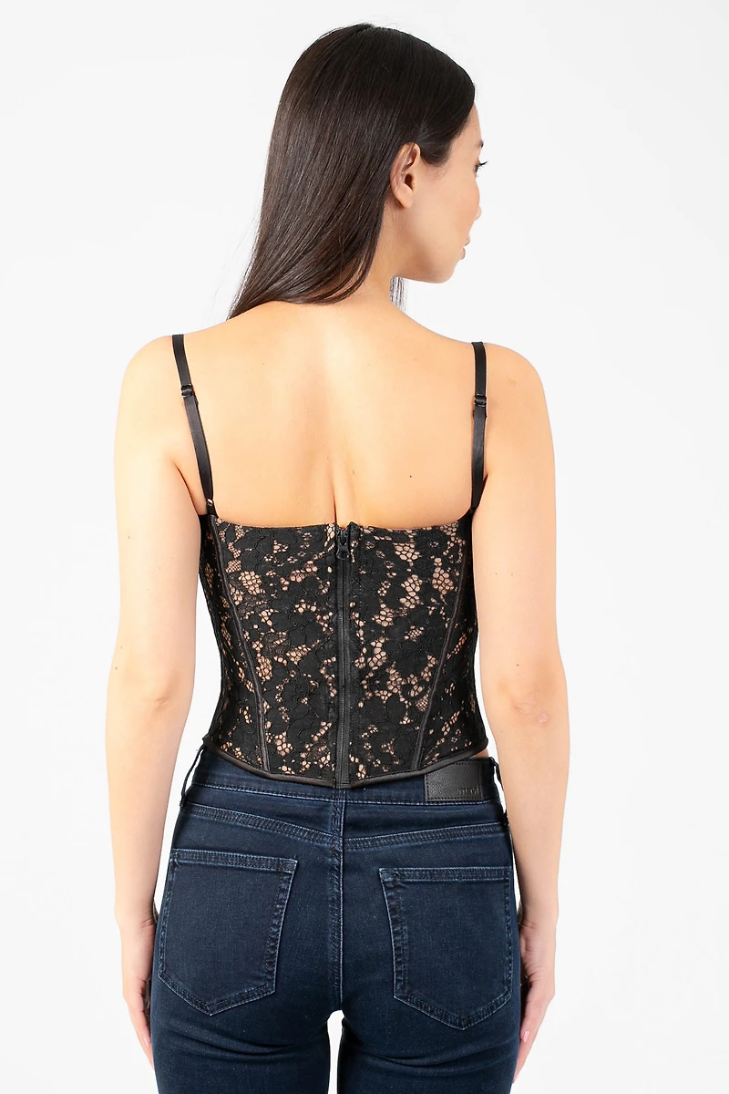 Brooklyn Lace Corset Top