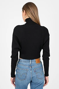 Laurel Turtleneck Cross Over Sweater
