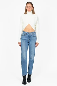 Laurel Turtleneck Cross Over Sweater
