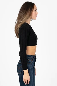 Laurent Crop Knit Sweater