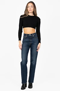 Laurent Crop Knit Sweater