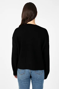 Bella Bow Beaded Sweater