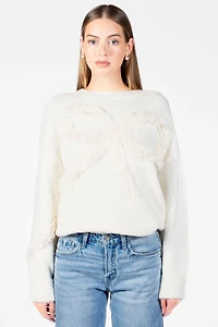 Kara Ruffle Bow Sweater