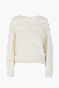 Kara Ruffle Bow Sweater