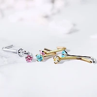 14KT Solid White Gold