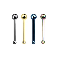Surgical Steel Ball Top End Nose Ring Bone