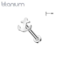 Implant Grade Titanium Anchor Threadless Push In Labret