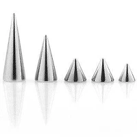 Surgical Steel Replacement Screw On Spikes
