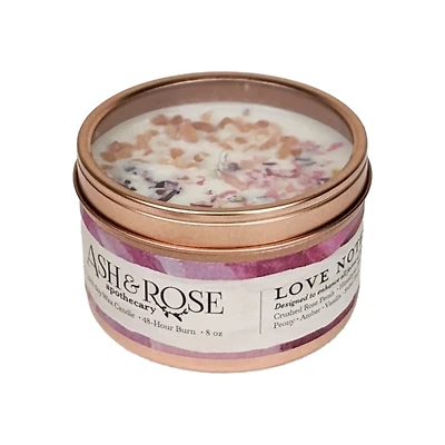 Love Notes Rose + Pink Salt Candle