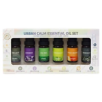 Urban Calm Essential Oil Set With Hemp Oil