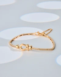 18K Plated Bash Bracelet