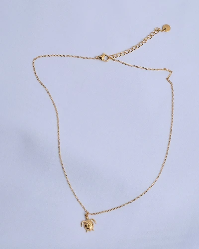 18K Plated Sea Turtle Necklace