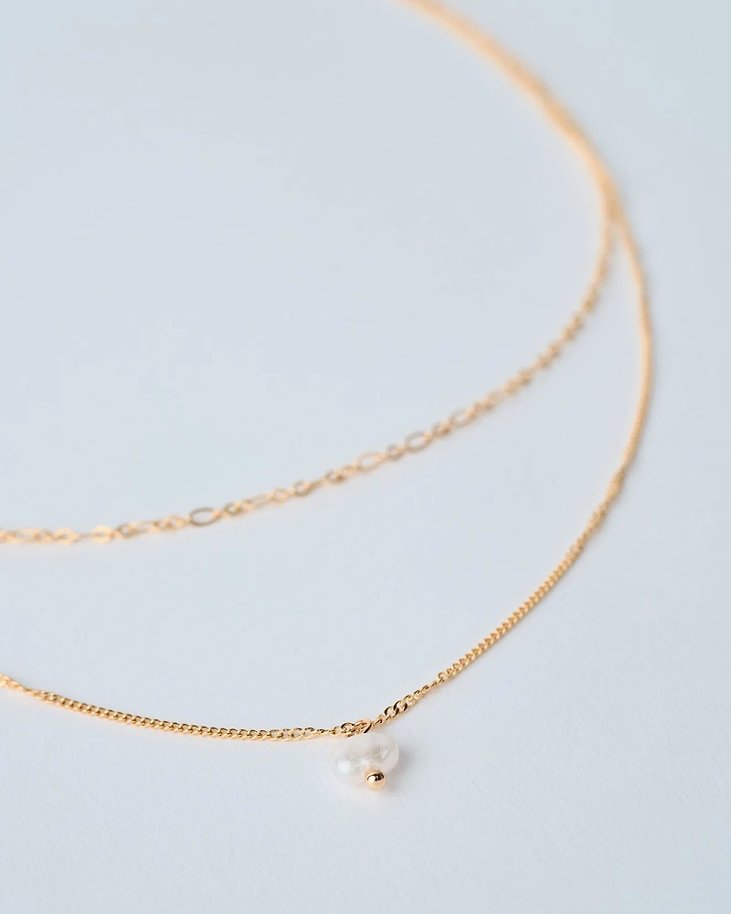 16K Plated Sabrina Necklace
