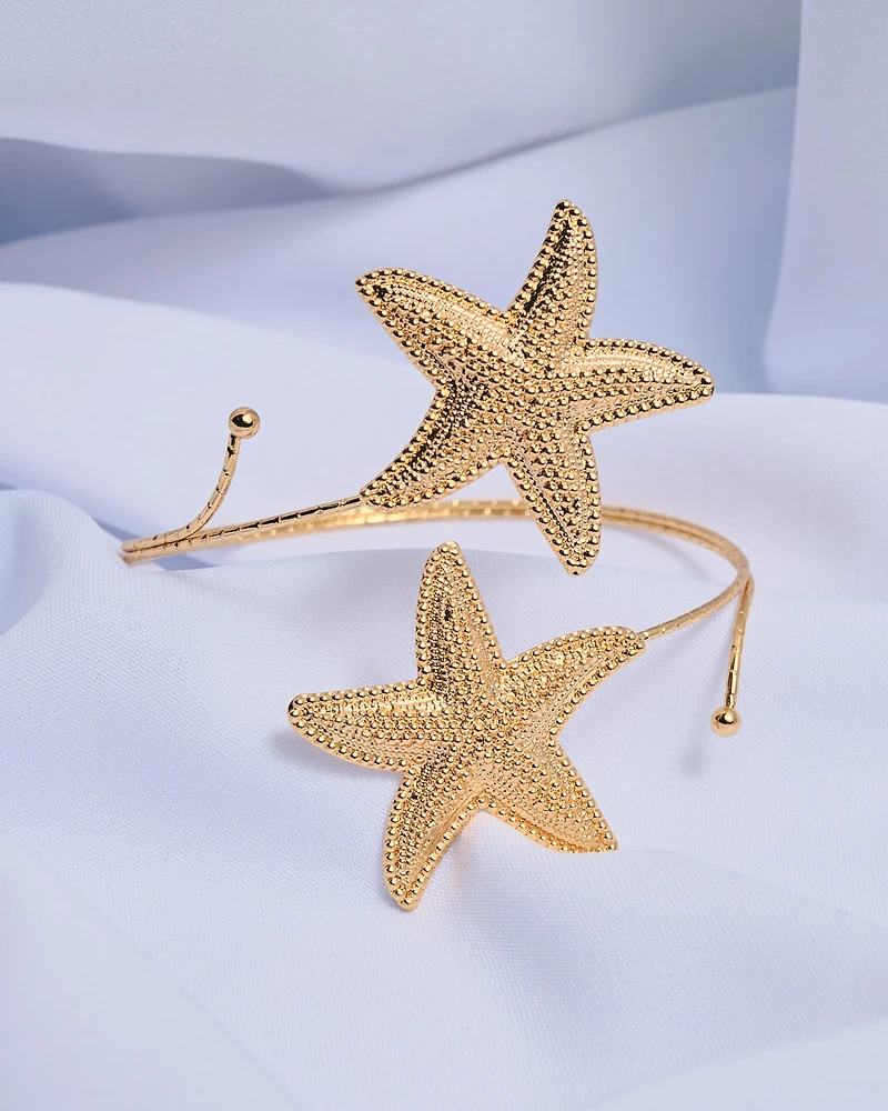 16K Plated 2 Estrellas Armband