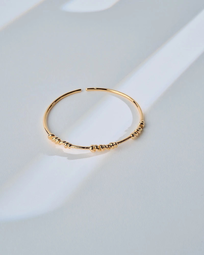 16K Plated Wrapped Cuff