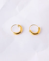 18K Plated Victory Hoops