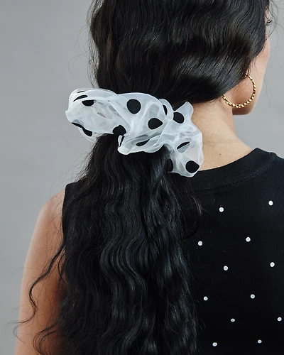 Polka Dot Scrunchie