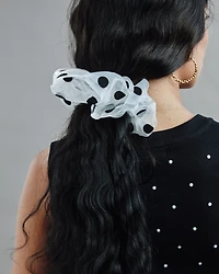 Polka Dot Scrunchie