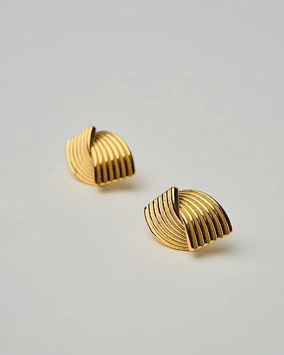 18K Plated Lezy Earrings