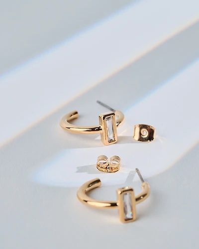 18K Plated Maxx Hoop