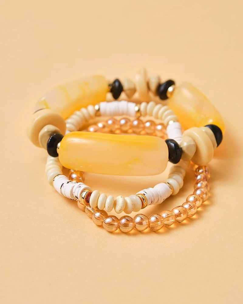 Carr Elastic Bracelets Set