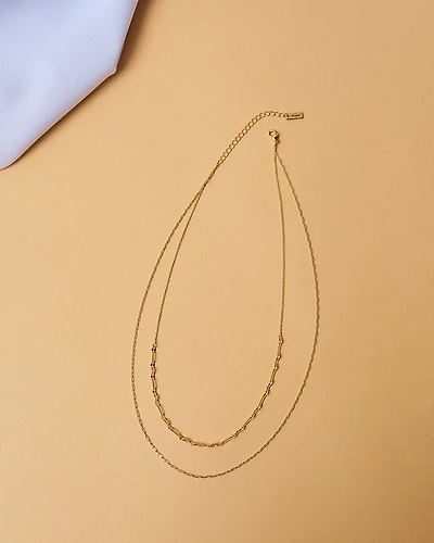 16K Plated Chloe Necklace