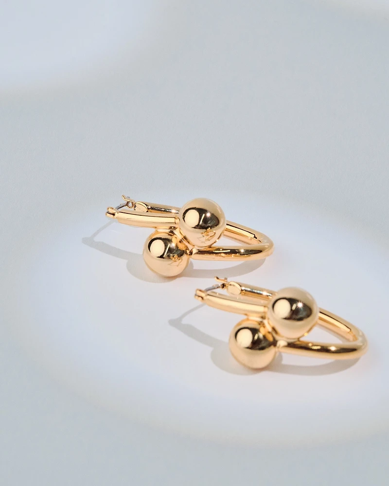 18K Plated Together Earrings