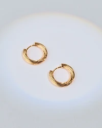 18K Plated Rimwa Hoops
