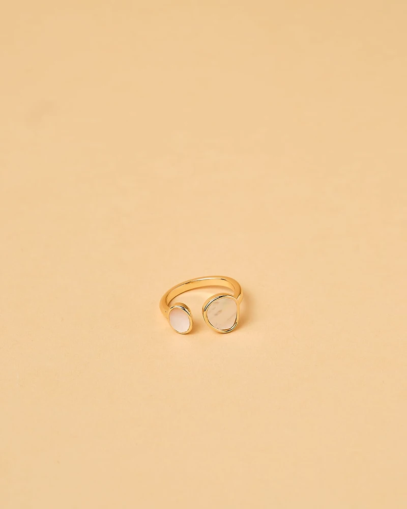 16K Plated Selena Ring