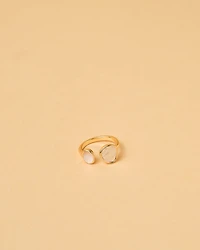 16K Plated Selena Ring