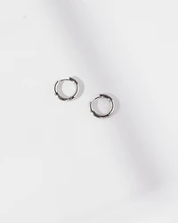 Class Silver Hoops