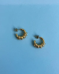 18K Plated Vine Hoop