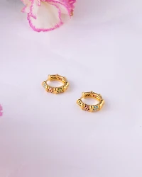 18K Plated Ave Hoops