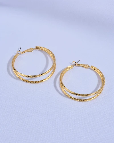 16K Plated Lam Hoops