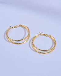 16K Plated Lam Hoops