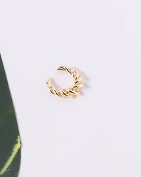 16K Plated Twist Earcuff