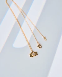 16K Plated Camera Flash Necklace