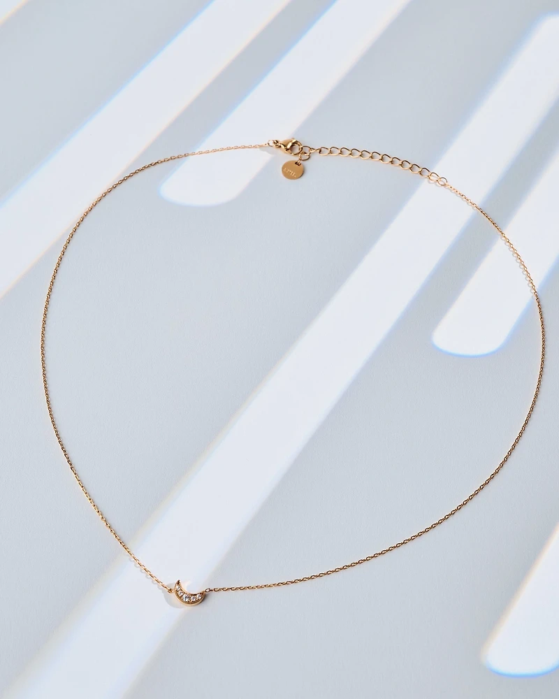 18K Plated Luna Necklace