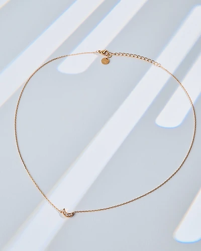 18K Plated Luna Necklace