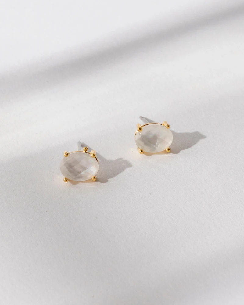 16K Plated Demure Earrings