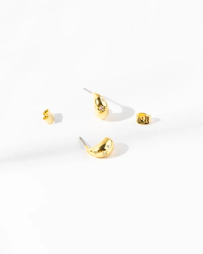 18K Plated Akira Earrings