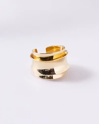 18K Plated Along Ring