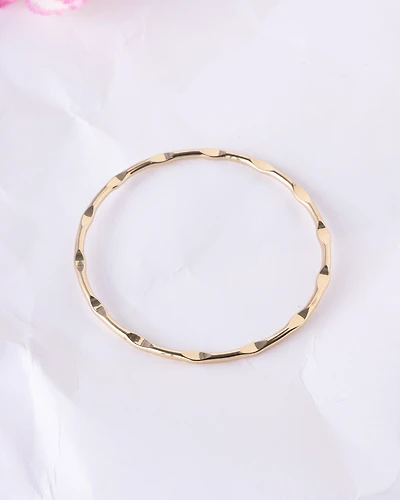 16K Plated Pressed Bangle