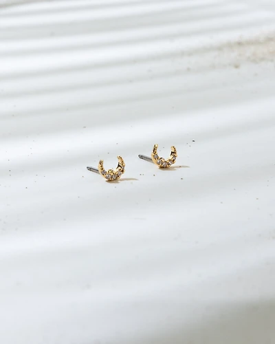 18K Plated Lunita Posts