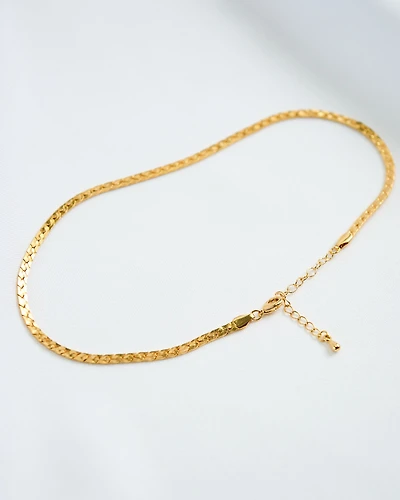 16K Plated Mike Choker Necklace