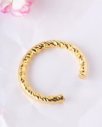 18K Plated Twisto Cuff