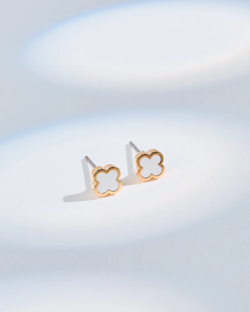 18K Plated Wynn Post Earrings